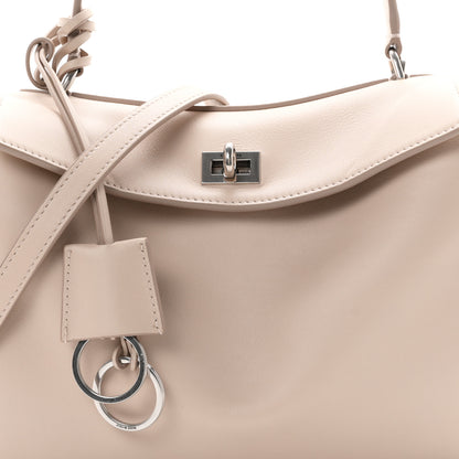 Balenciaga Natural Smooth Calfskin Small Rodeo Top Handle Handbag Almond 7 of 9