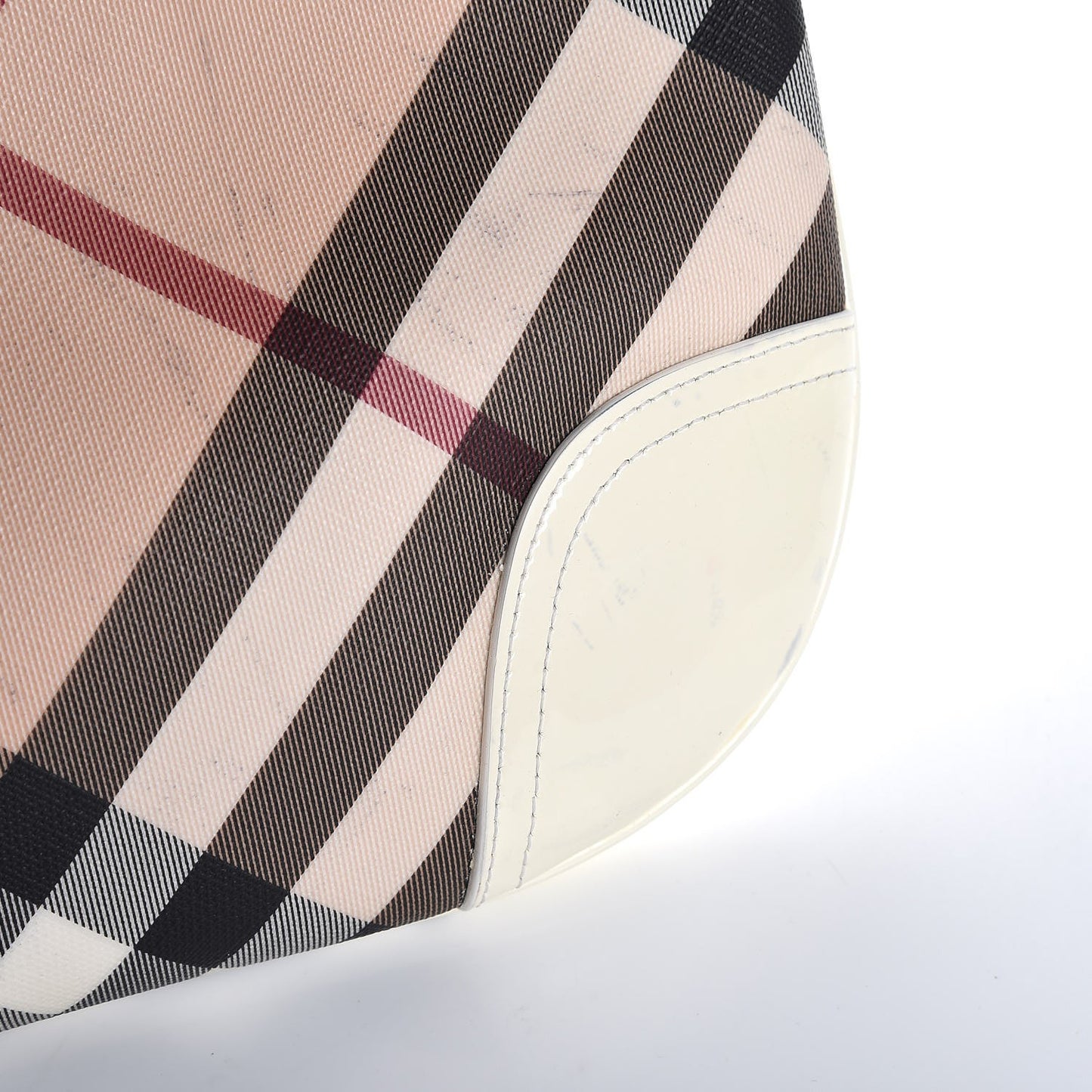 Nova Check Small Dryden Crossbody Bag White
