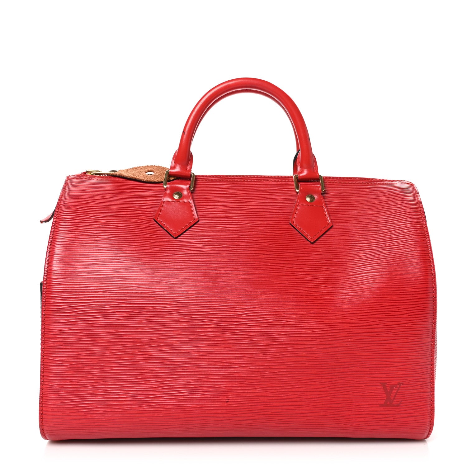 Louis Vuitton Epi Speedy 30 Castillan Red 1 of 13