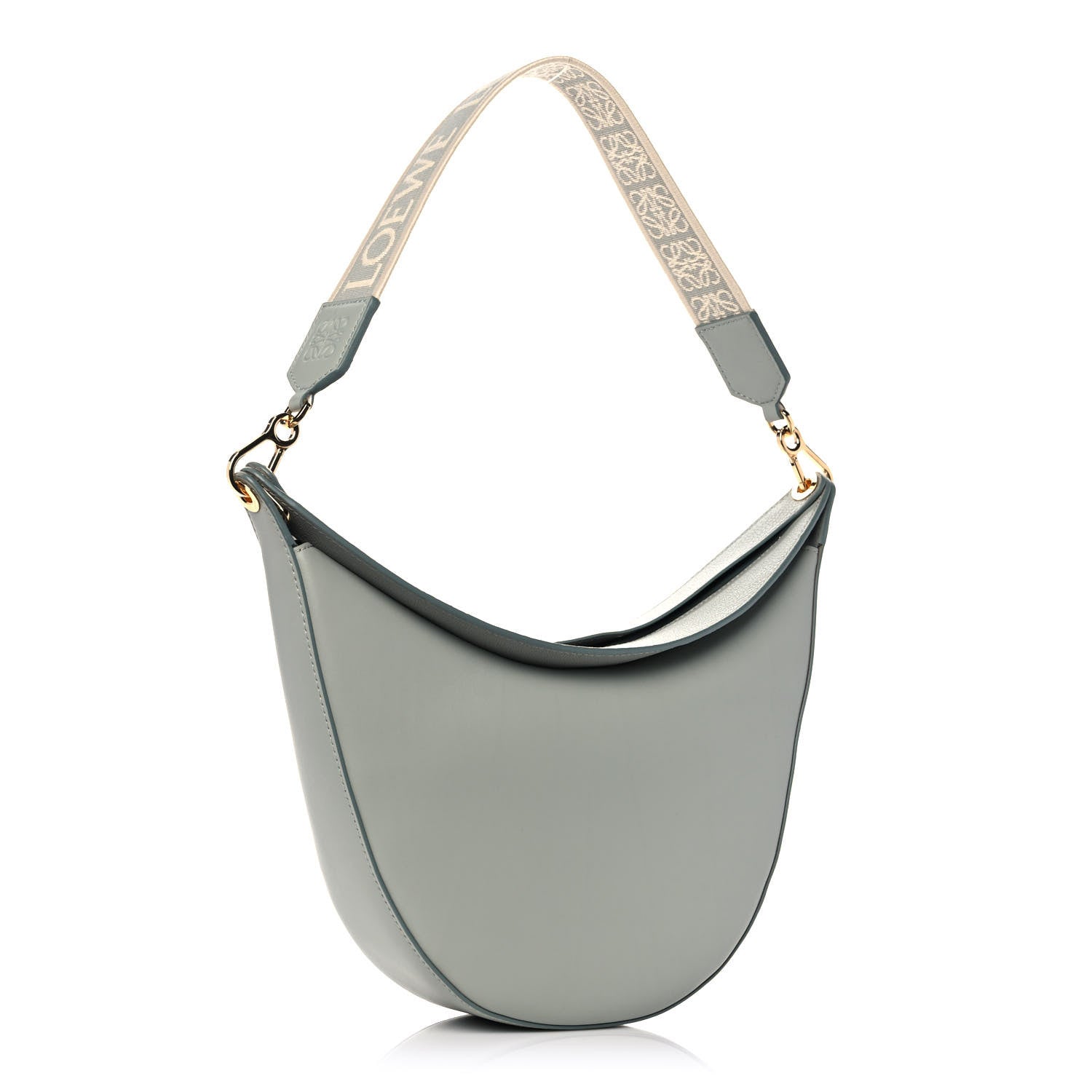 Loewe Satin Calfskin Jacquard Luna Bag Ash Grey 3 of 11