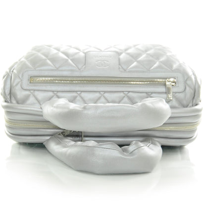 Chanel Lambskin COCO Cocoon Bowler Silver 6 of 9