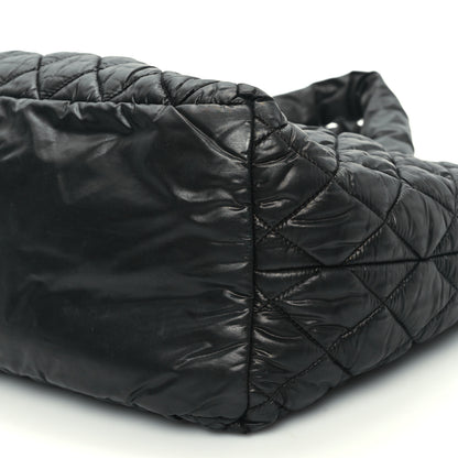 Chanel Nylon Quilted Coco Cocoon Reversible Tote Black 10 of 10
