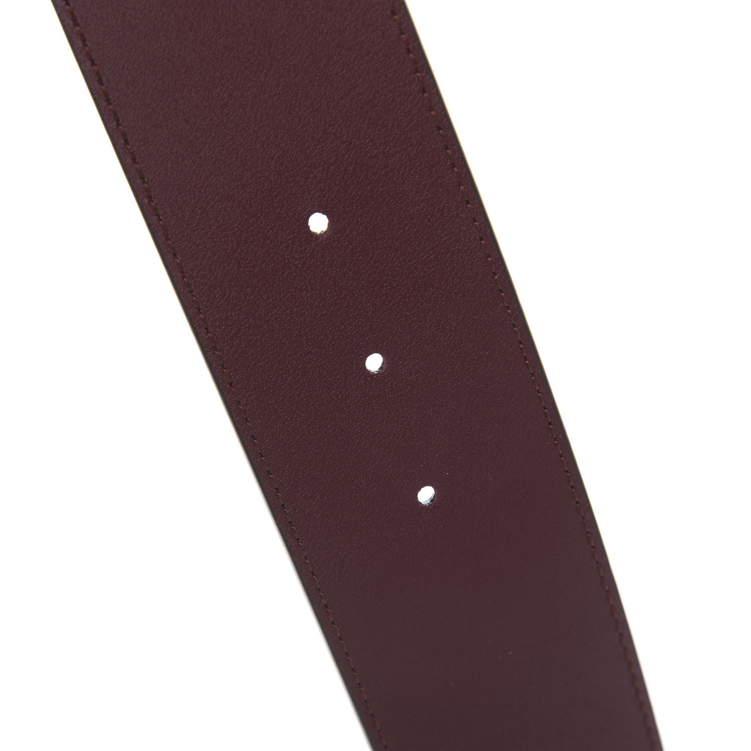 Gucci Calfskin Lizard Double G 50mm Belt 100 40 Vintage Bordeaux 5 of 5