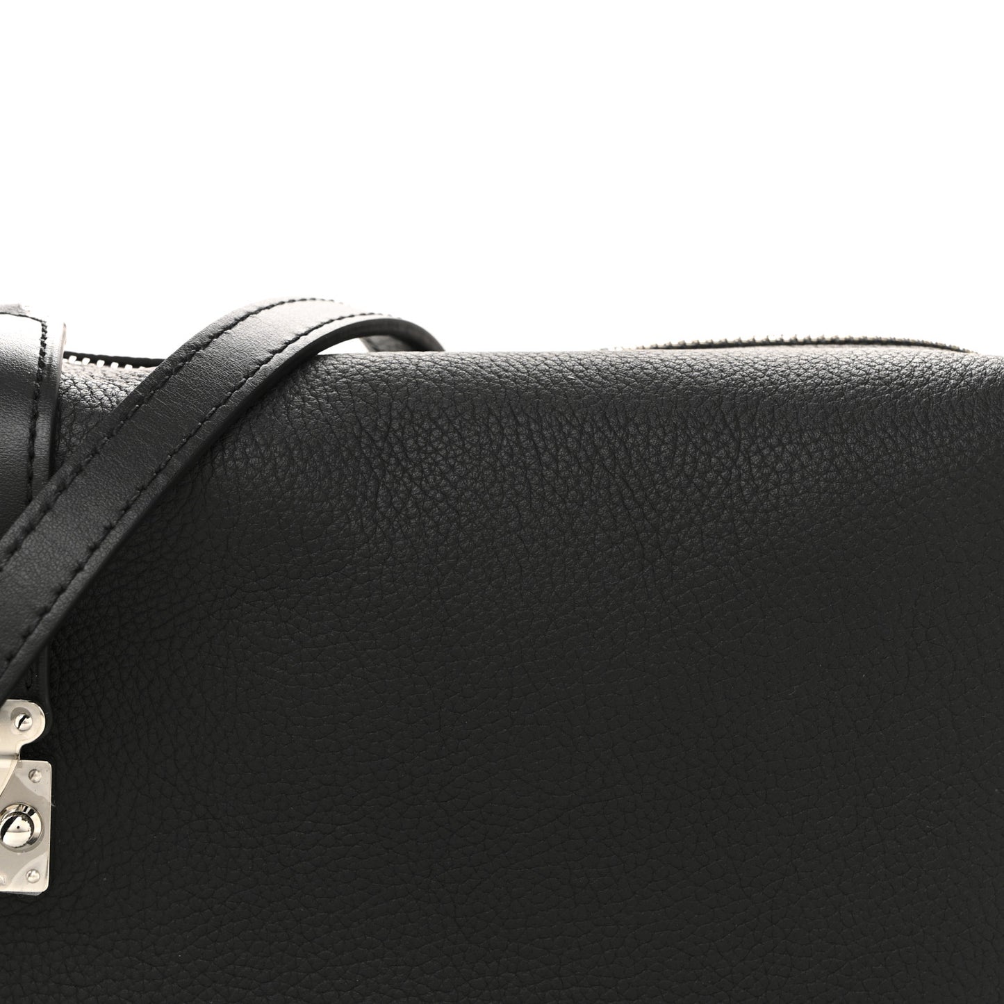 Calfskin Side Trunk MM Black