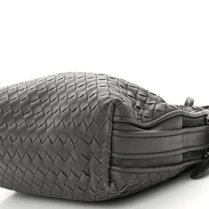 Bottega Veneta BOTTEGA VENETA Nappa Intrecciato Pillow Crossbody Messenger Light Grey 9 of 9