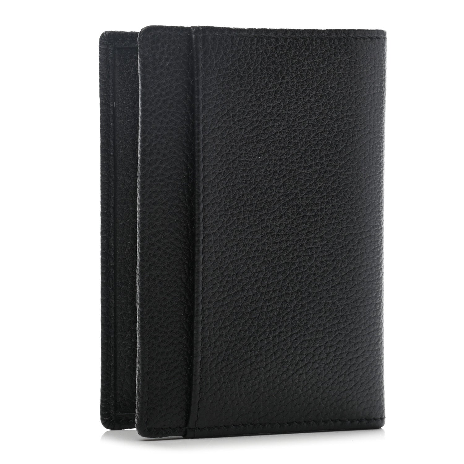 Chanel Grained Calfskin CC Card Holder Wallet Black 3 of 7