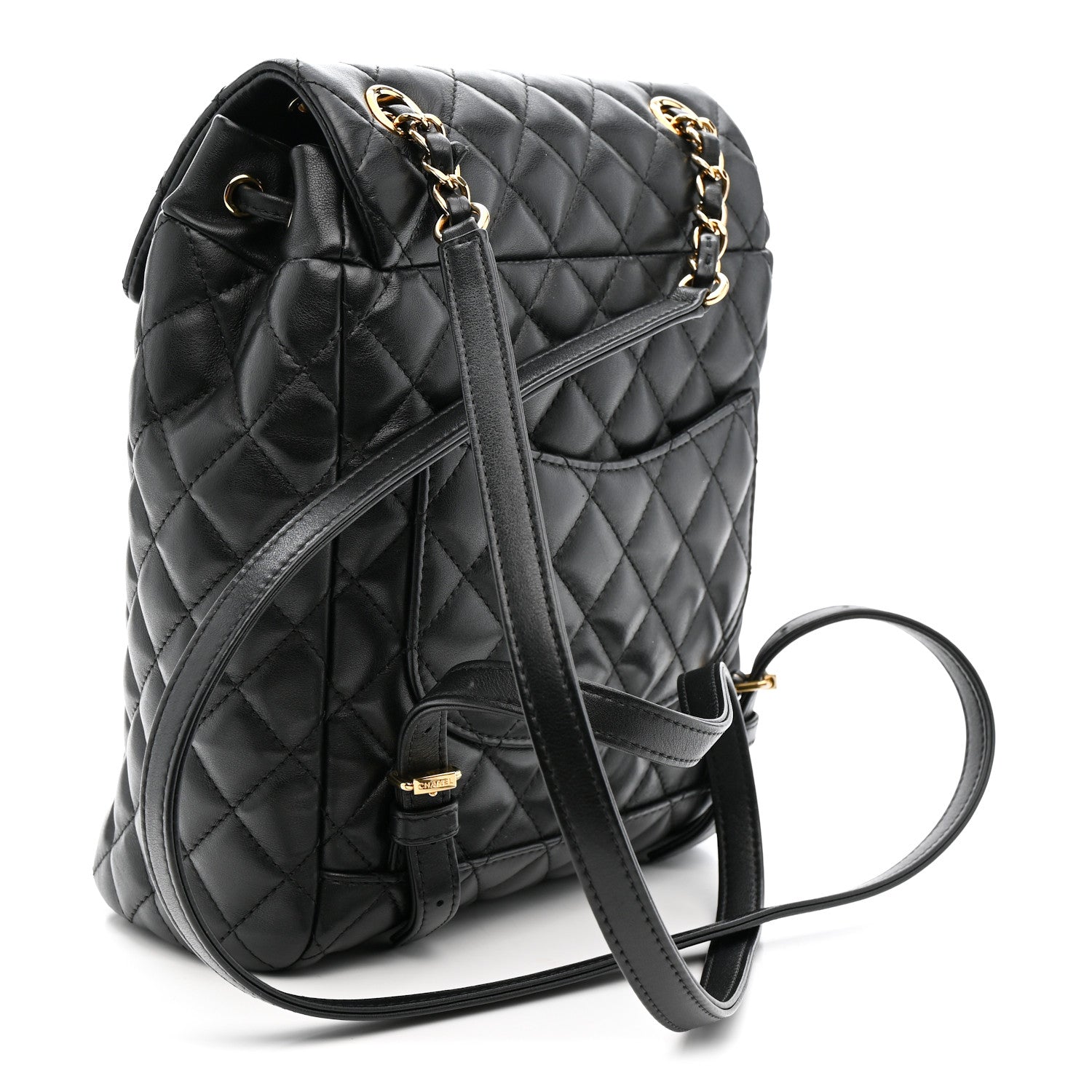 Chanel Calfskin Quilted Small Urban Spirit Backpack Black 3 of 10