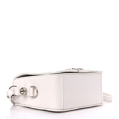 Off-White Calfskin Striped Diag Binder Flap Bag White 3 of 13
