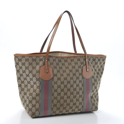Gucci Monogram Patent Web Large Jolie Tote Pink 2 of 12
