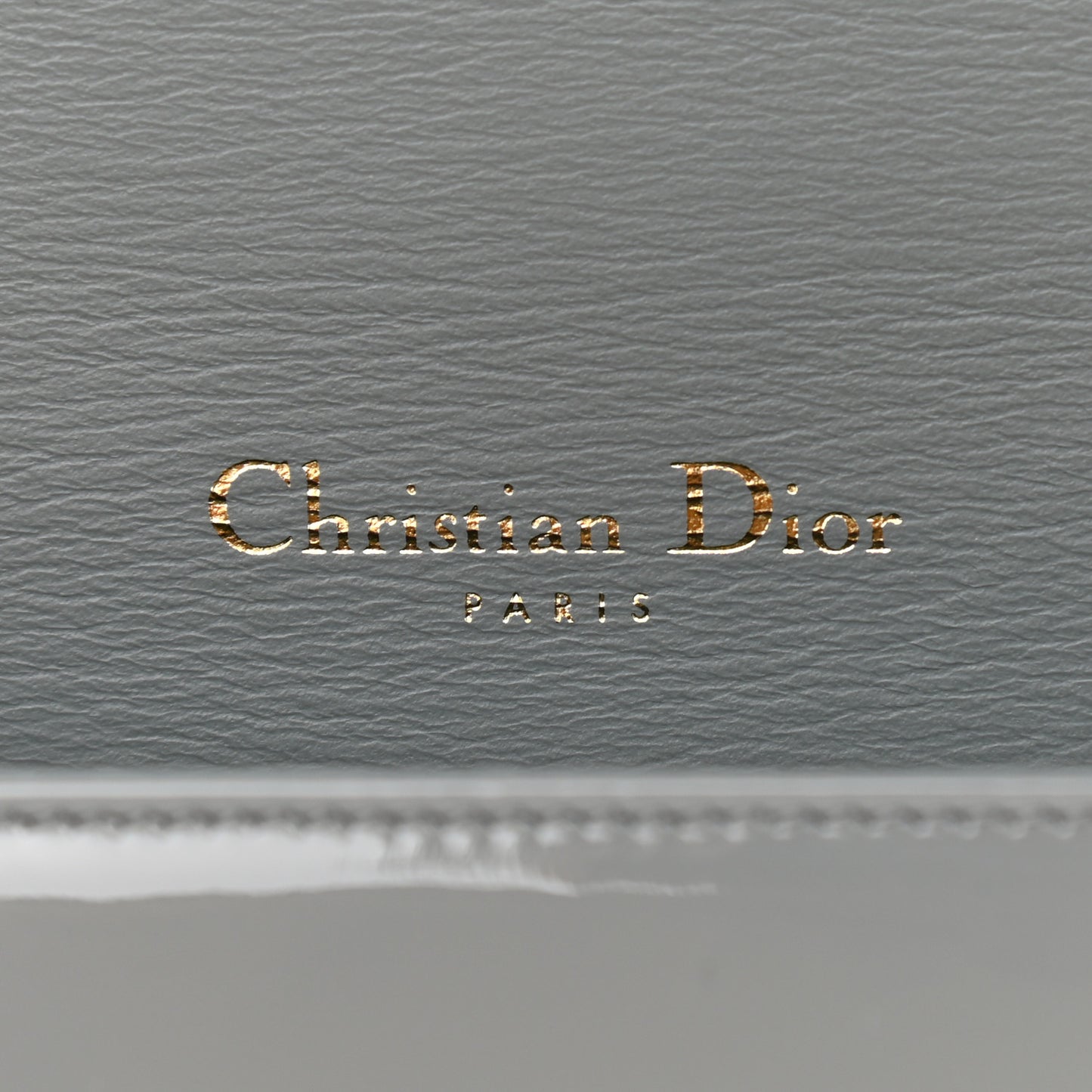 Patent Cannage Lady Dior Convertible Clutch Grey