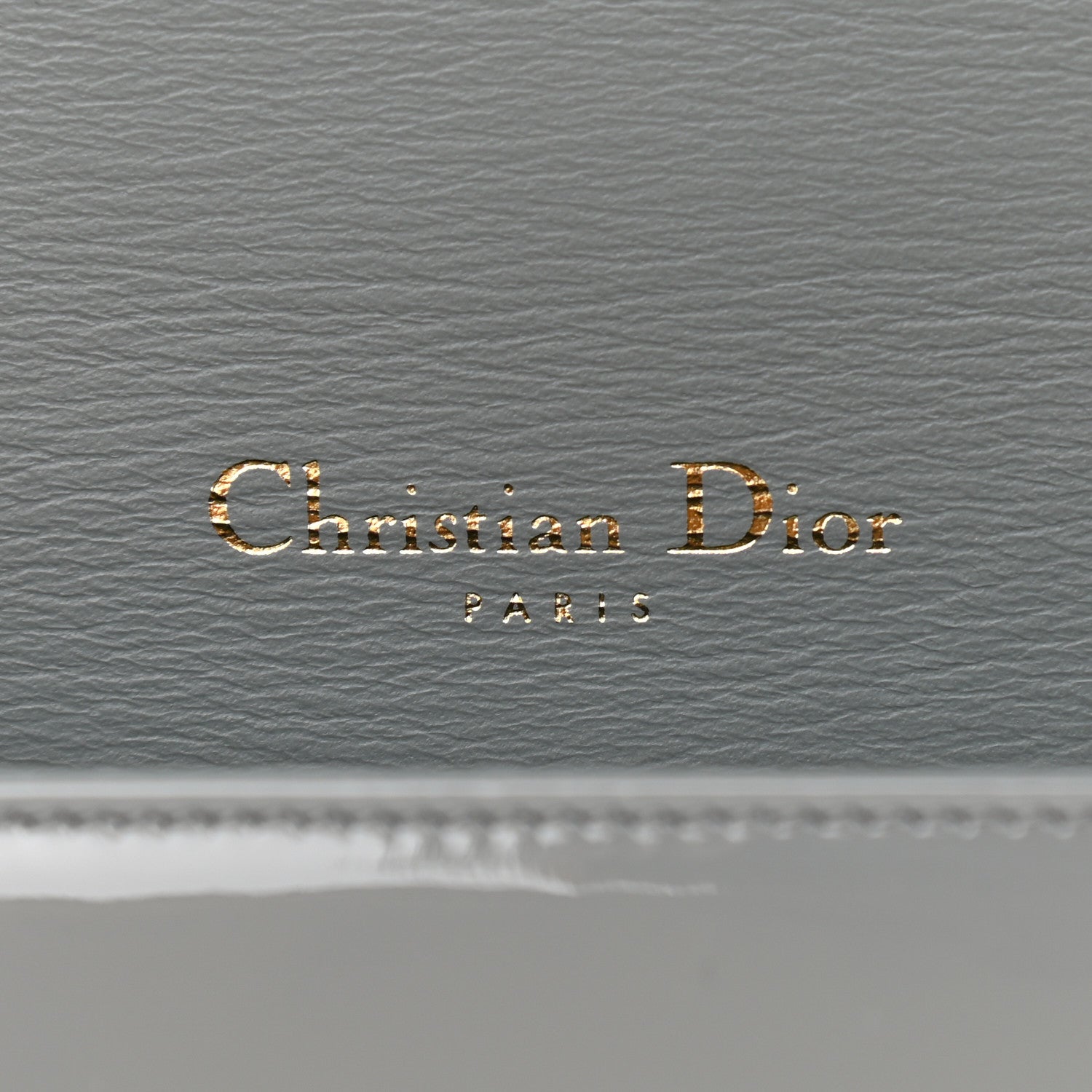 Christian Dior Patent Cannage Lady Dior Convertible Clutch Grey 7 of 10