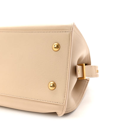 Saint Laurent Calfskin Small Classic Y Cabas Beige 9 of 9