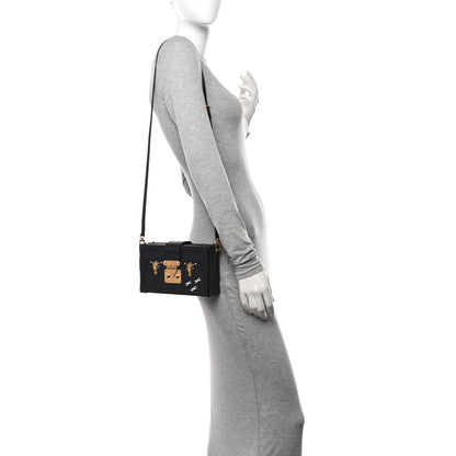 Louis Vuitton Epi Petite Malle Black 2 of 9
