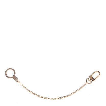 Louis Vuitton Metal Pochette Extender Key Ring Chain Gold 1 of 5