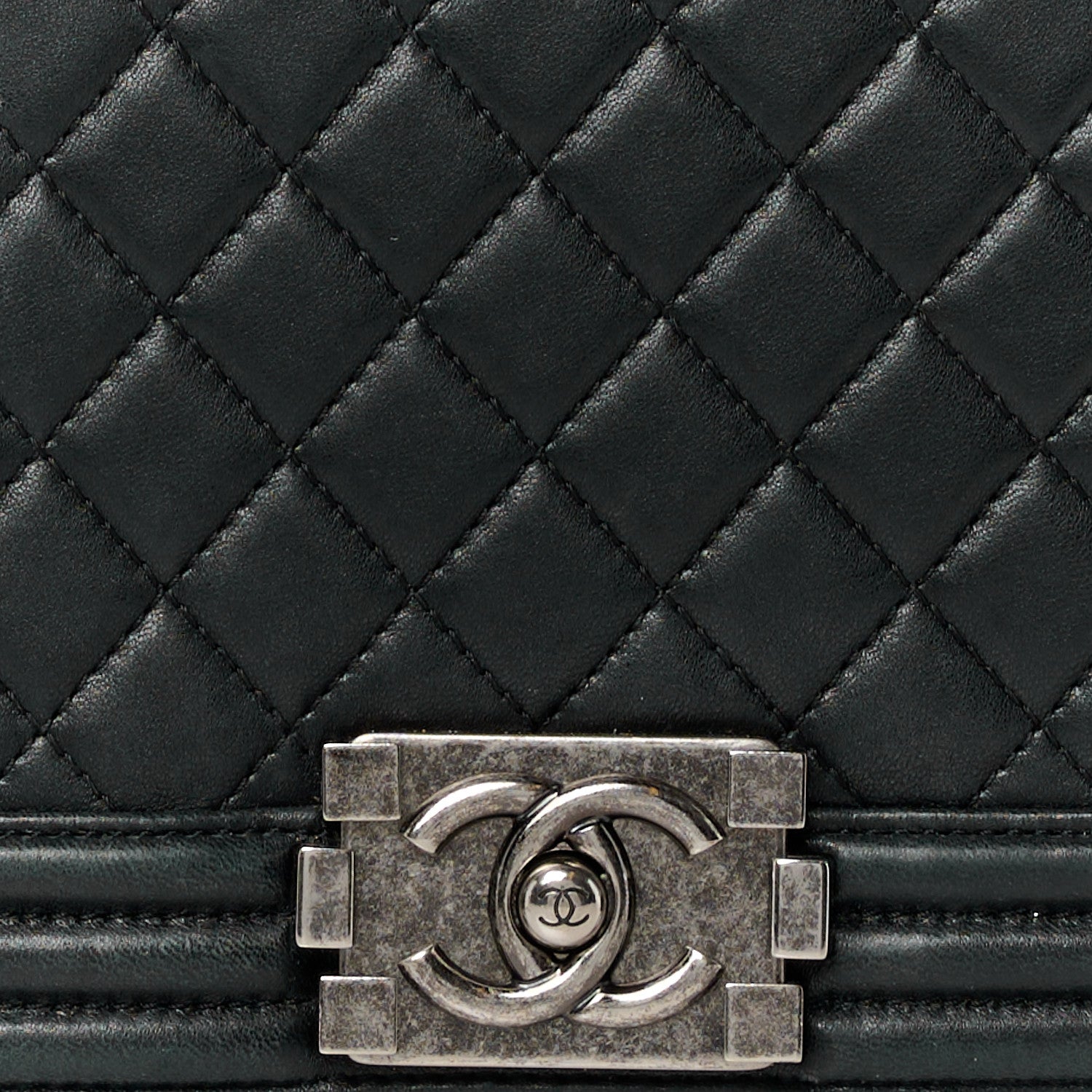 Chanel Calfskin Quilted New Medium Boy Flap Black 8 of 13