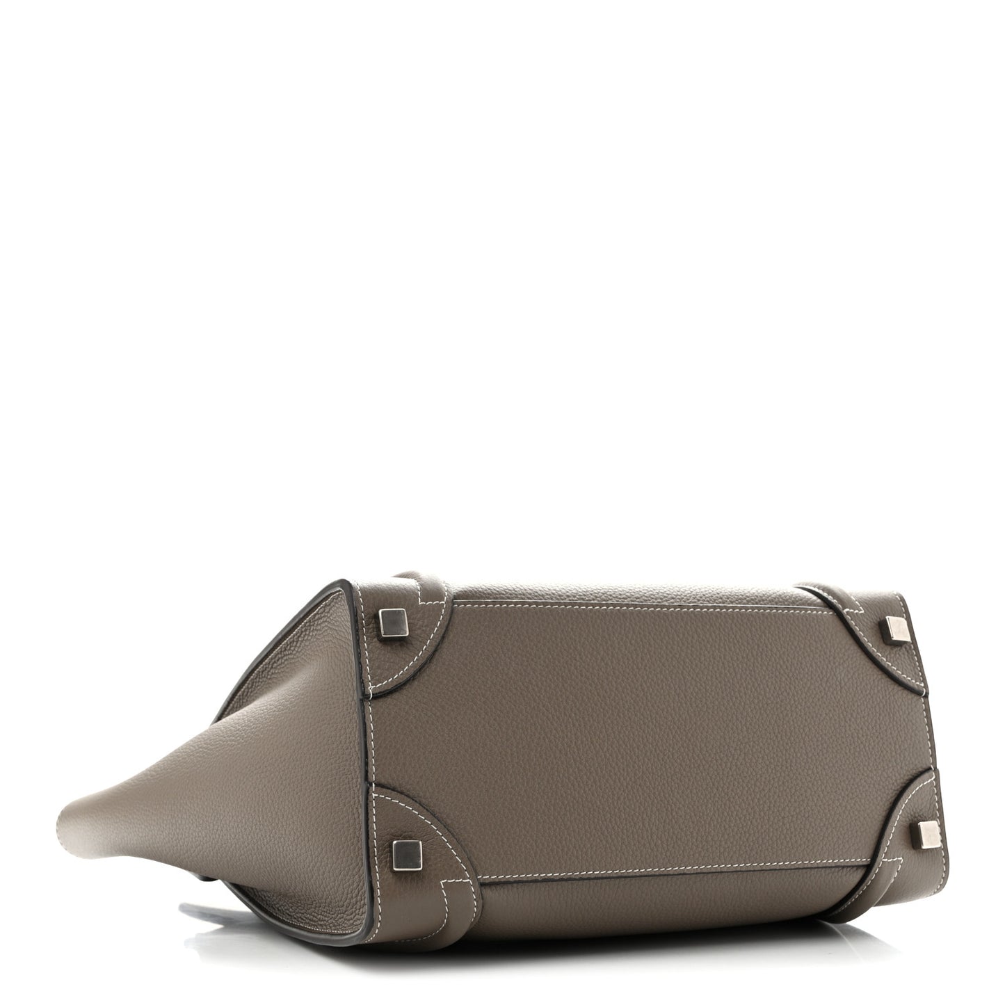 Drummed Calfskin Micro Luggage Souris