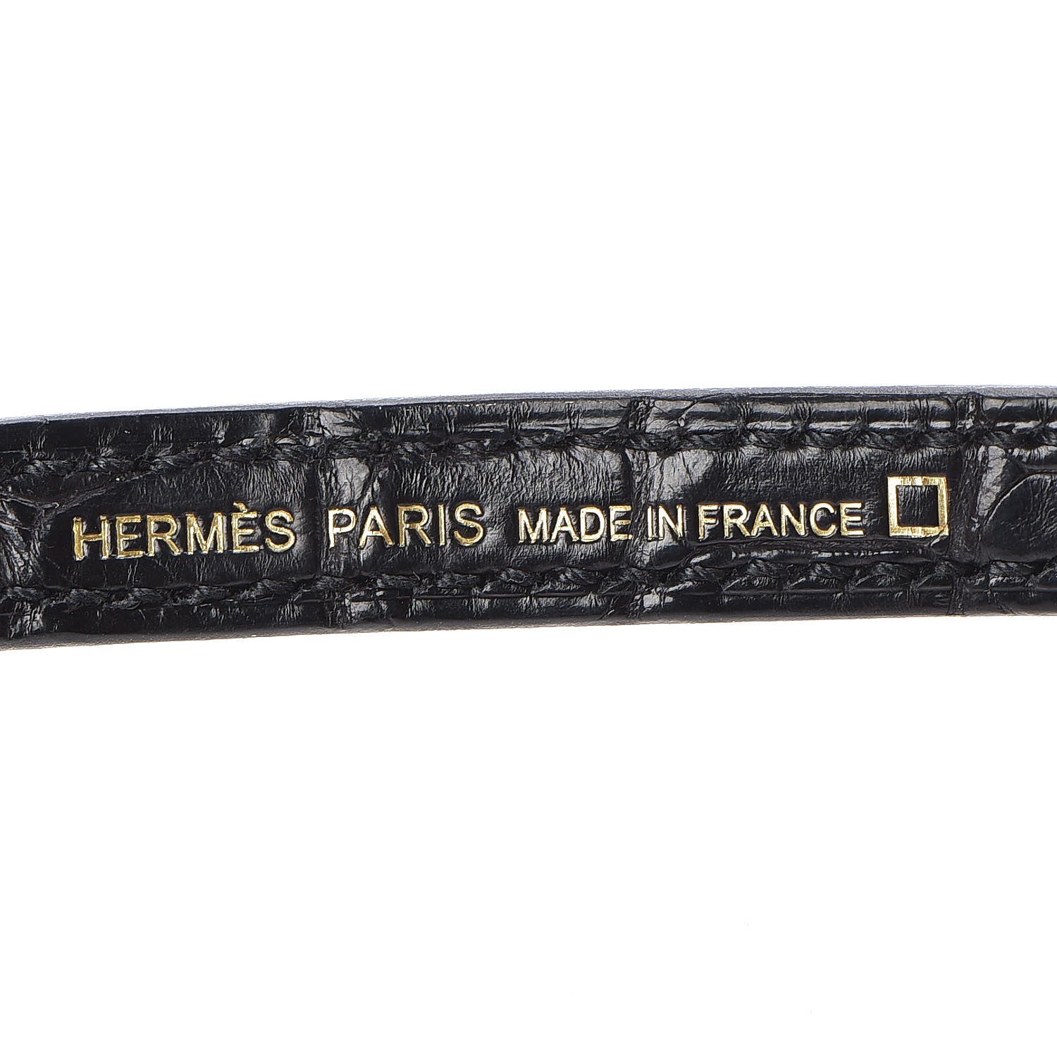 Hermes Matte Alligator Mini Kelly Sellier 20 Black 26 of 33