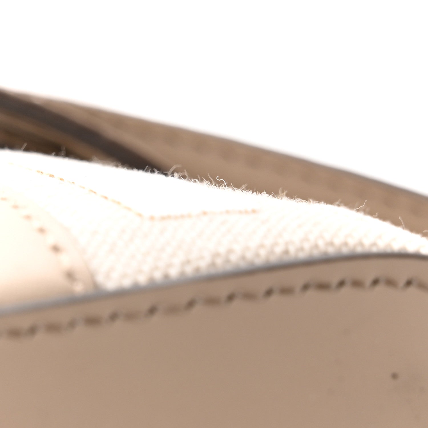Fendi Canvas Nappa F is Fendi FF Embroidered Mini Mon Tresor Bucket Bag Grezzo White Nuvola 12 of 12