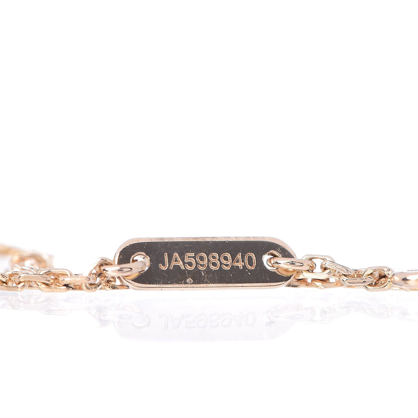 18K Yellow Gold Mother of Pearl Sweet Alhambra Butterfly Bracelet