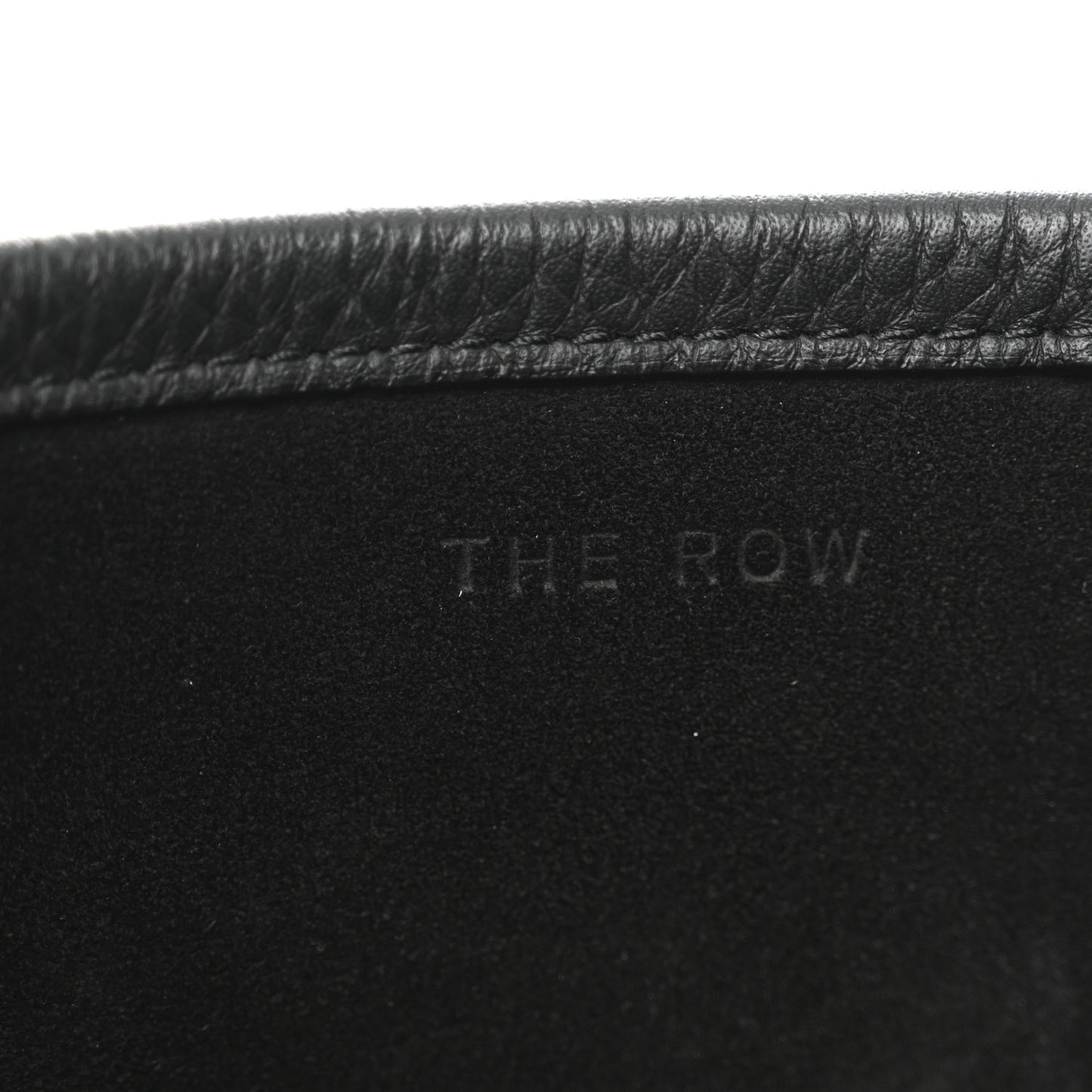 Grained Calfskin Medium N/S Park Tote Black