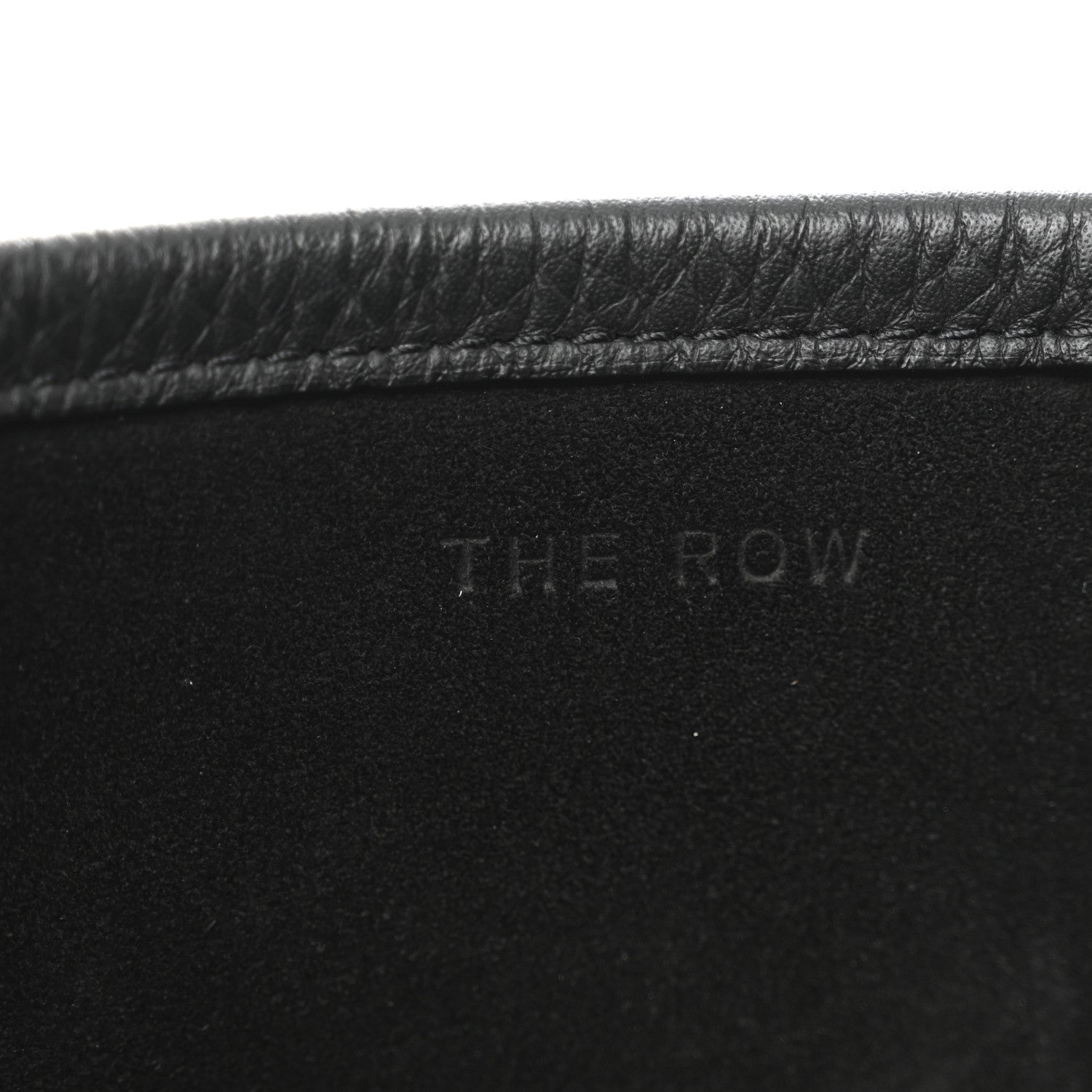 The Row Grained Calfskin Medium N/S Park Tote Black 6 of 10