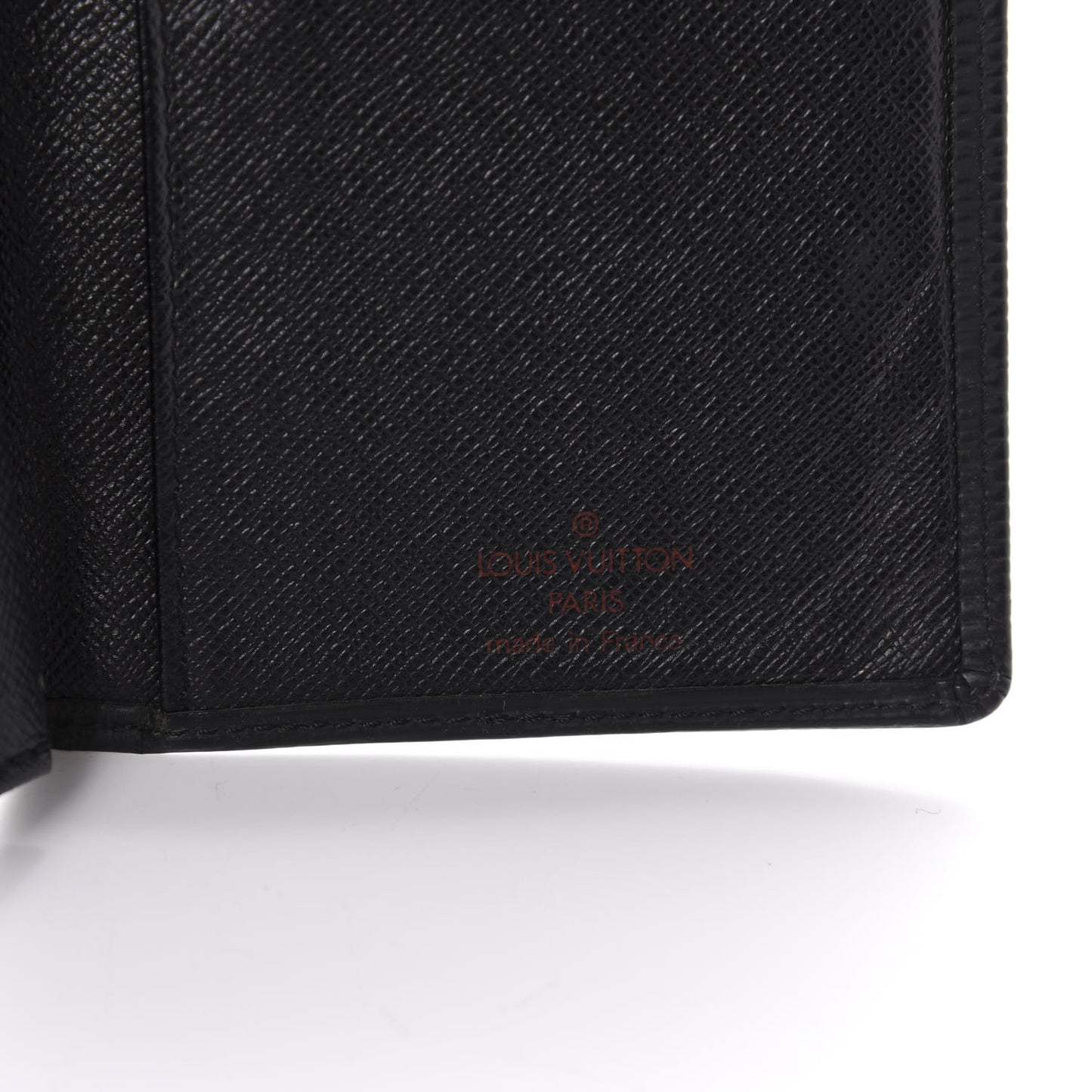 Epi Checkbook Organizer Wallet Black