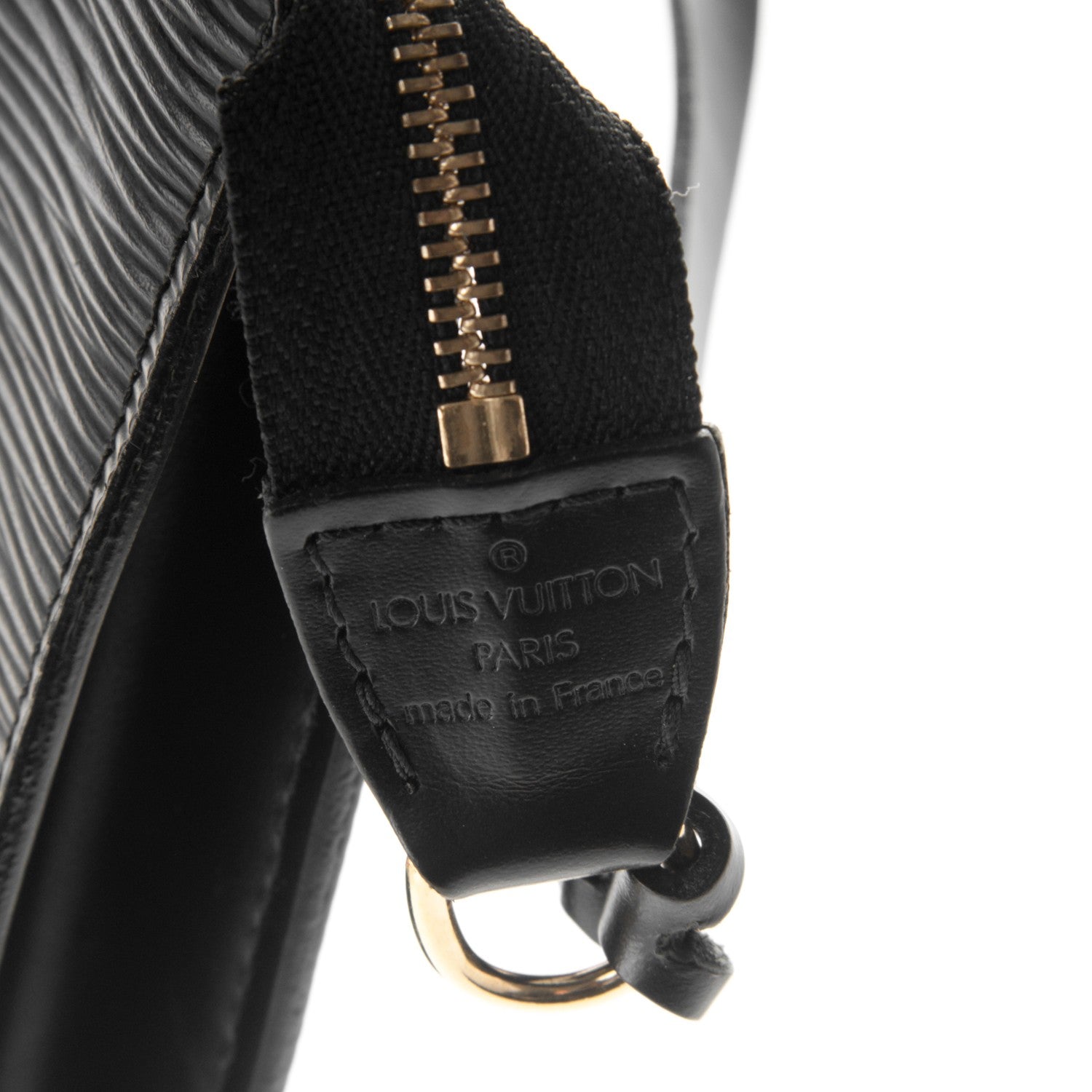 Louis Vuitton Epi Pochette Accessories 24 Black 6 of 7