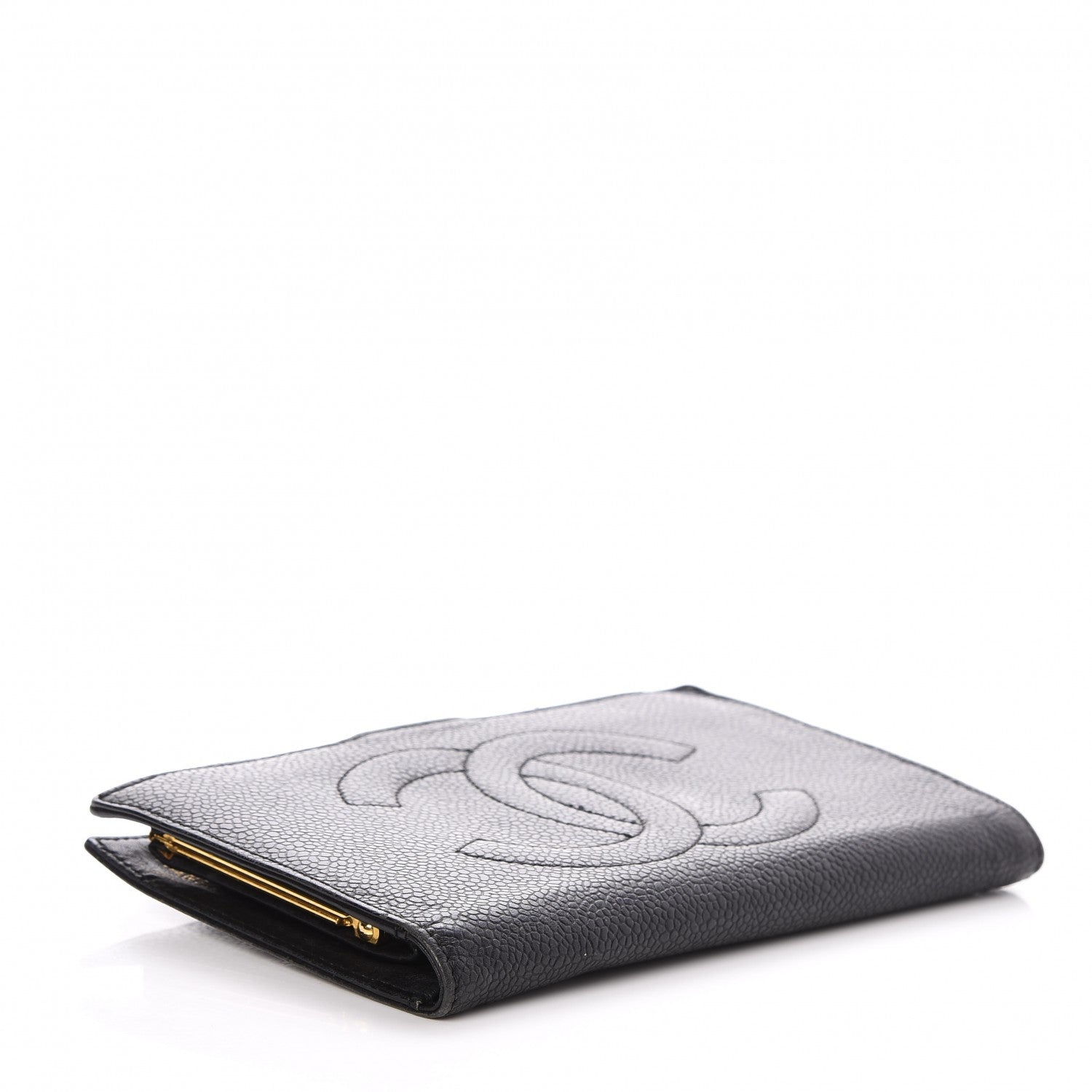 Chanel Caviar Timeless CC French Wallet Black 4 of 10