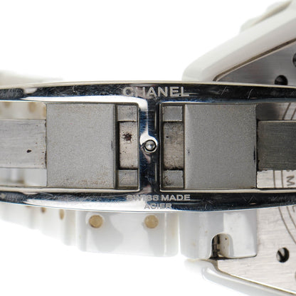 Chanel Stainless Steel Ceramic 38mm J12 Automatic Watch White 4 of 5