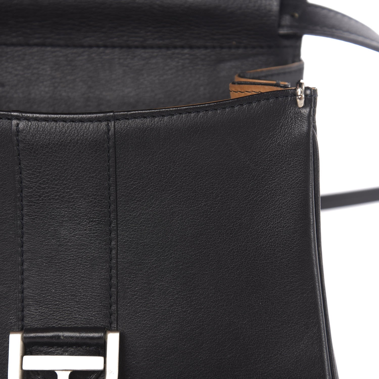 Delvaux Calfskin Mini Brillant Satchel Black 8 of 13