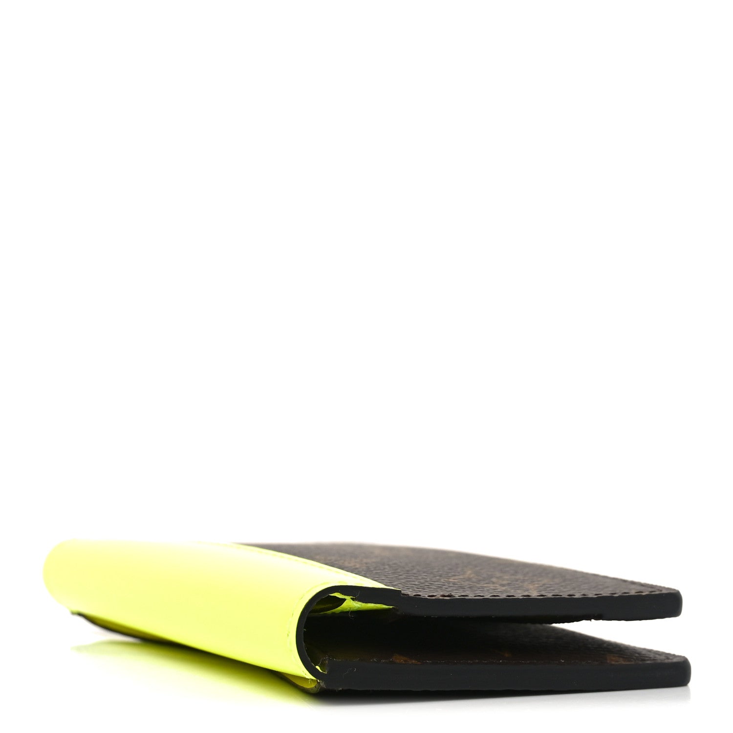 Louis Vuitton Monogram Macassar Pocket Organizer NM Florescent Yellow 4 of 7