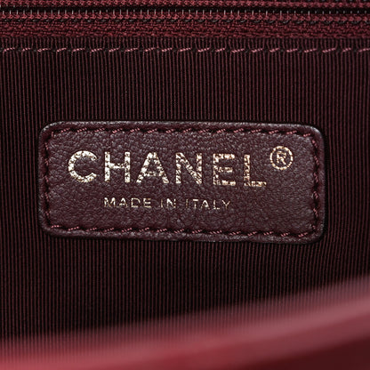 Chanel Calfskin Diamond Debossed Large Cosmos Flap Red 6 of 10