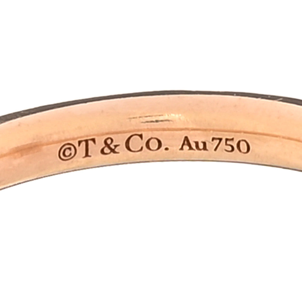 Tiffany 18K Rose Gold 2.5mm T T1 Ring 53 6.5 4 of 4