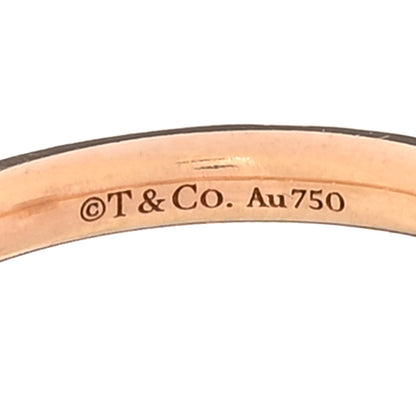 Tiffany 18K Rose Gold 2.5mm T T1 Ring 53 6.5 4 of 4