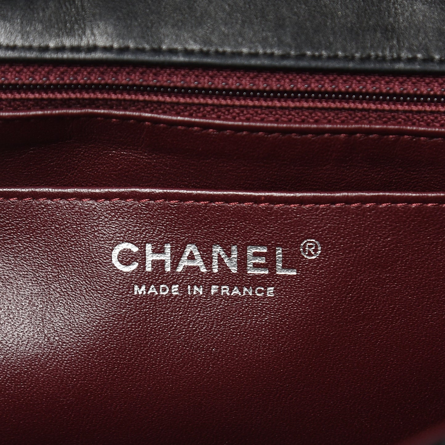Lambskin Quilted Jumbo Single Flap Black