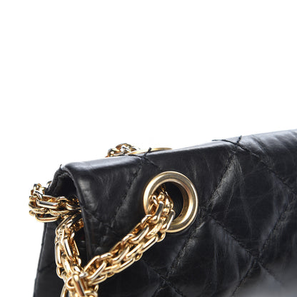 Chanel Aged Calfskin Quilted 50th Anniversary 2.55 Reissue 226 Flap Black 16 of 18