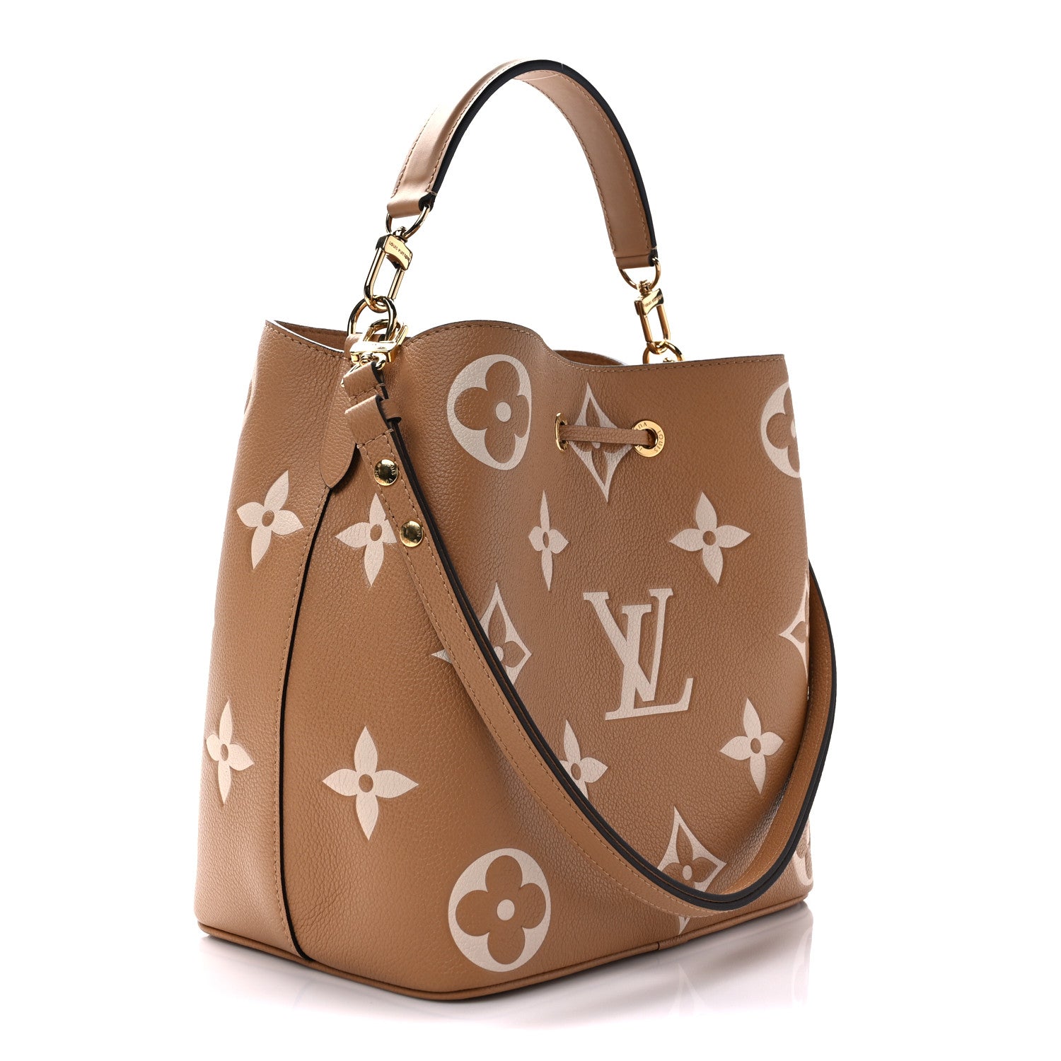 Louis Vuitton Empreinte Monogram Giant Neonoe MM Arizona Beige 4 of 9