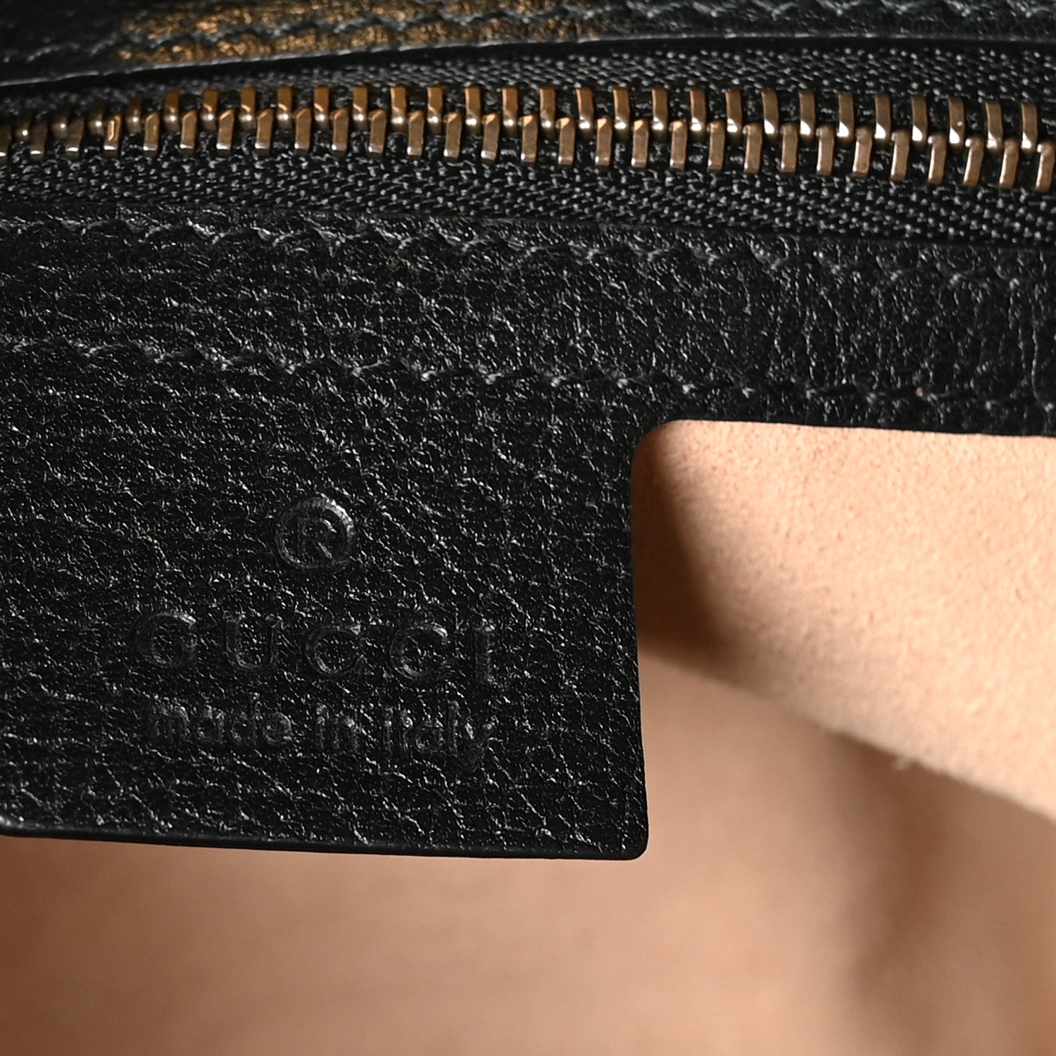 Gucci Grained Calfskin Web Crystal Butterfly Stripe Medium Totem Top Handle Bag Black 6 of 10