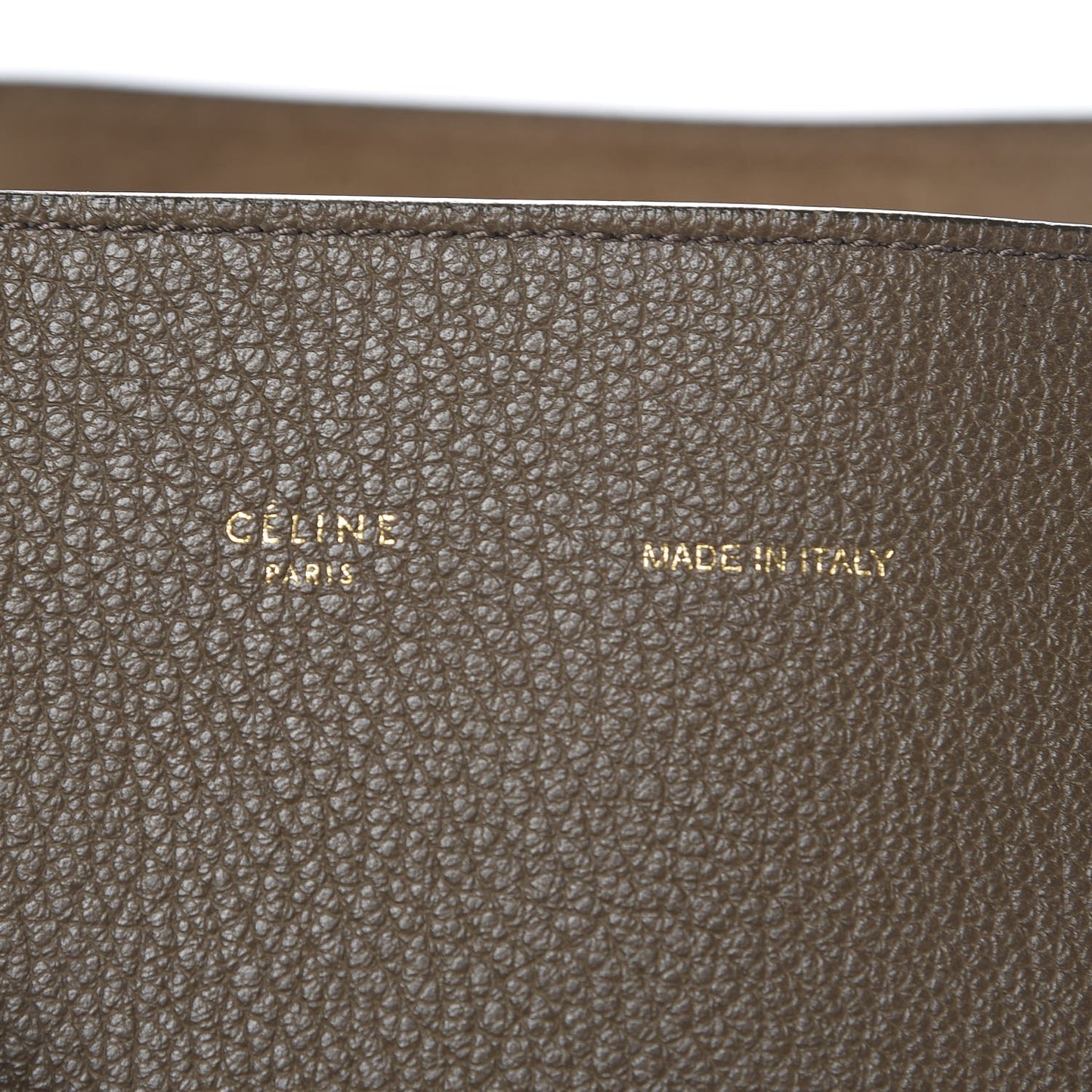 Soft Grained Calfskin Small Belt Cabas Phantom Taupe