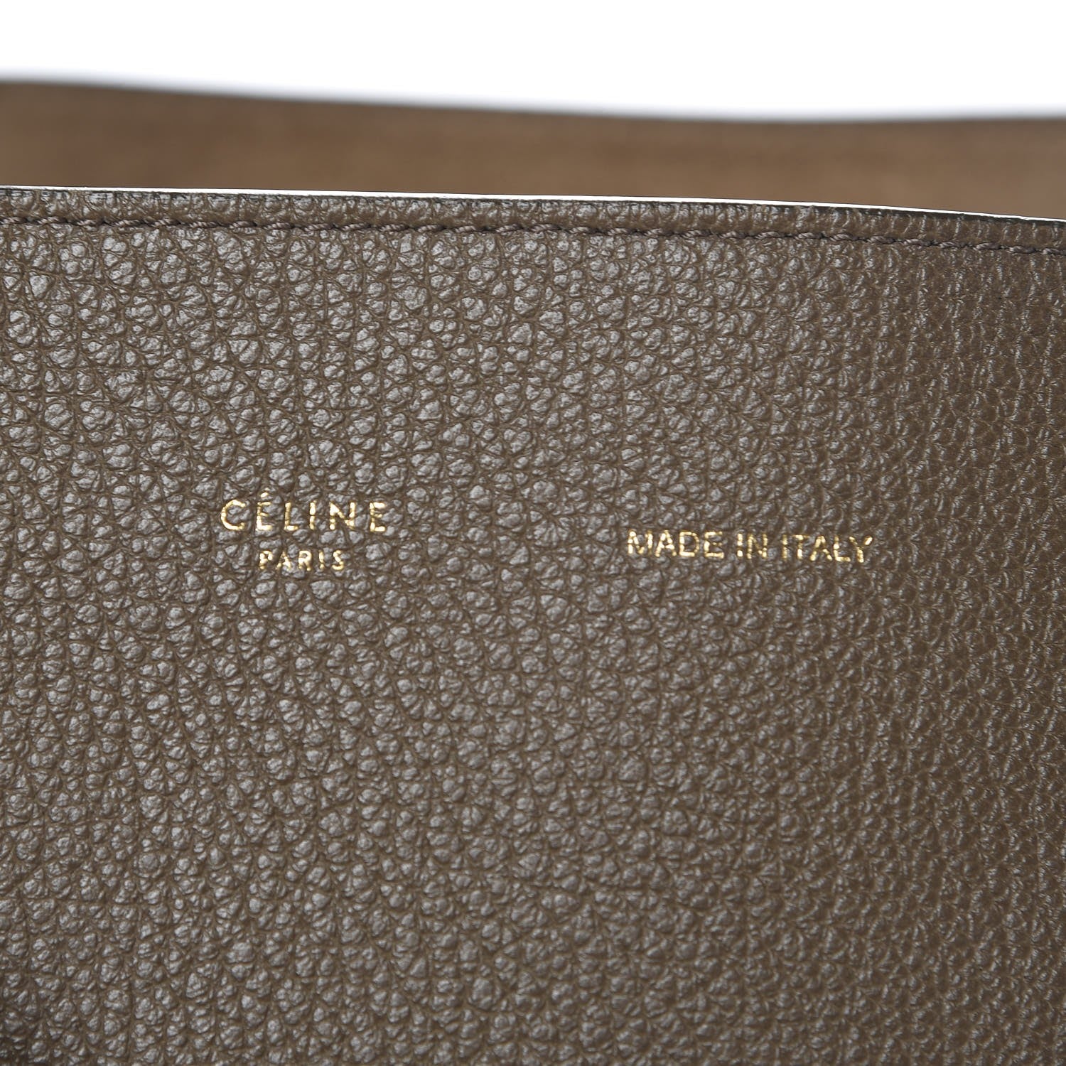 Celine Soft Grained Calfskin Small Belt Cabas Phantom Taupe 6 of 15