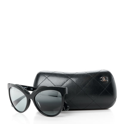 Chanel Acetate Cat Eye Sunglasses 71186A Black 8 of 8