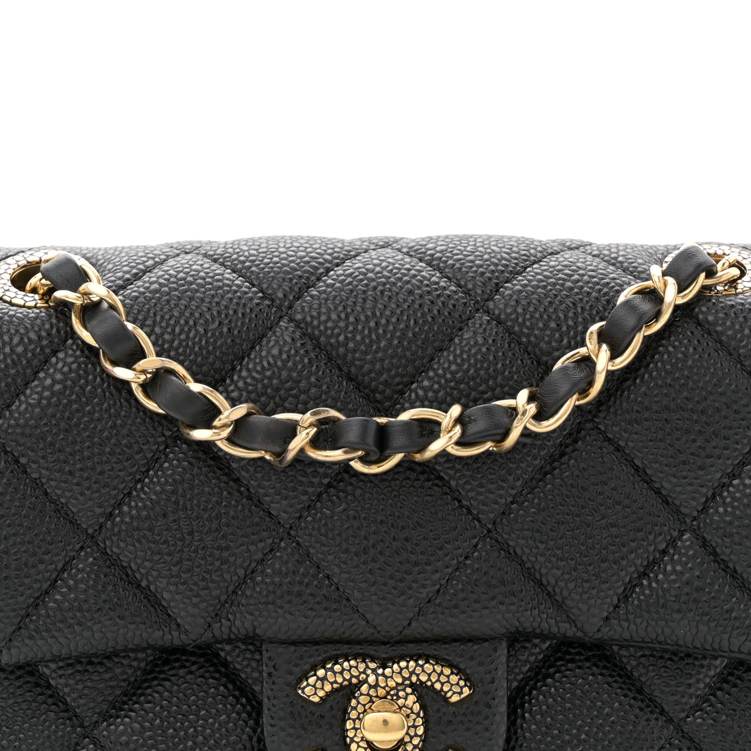 Chanel Grained Lambskin Quilted Mini Flap Black 8 of 11