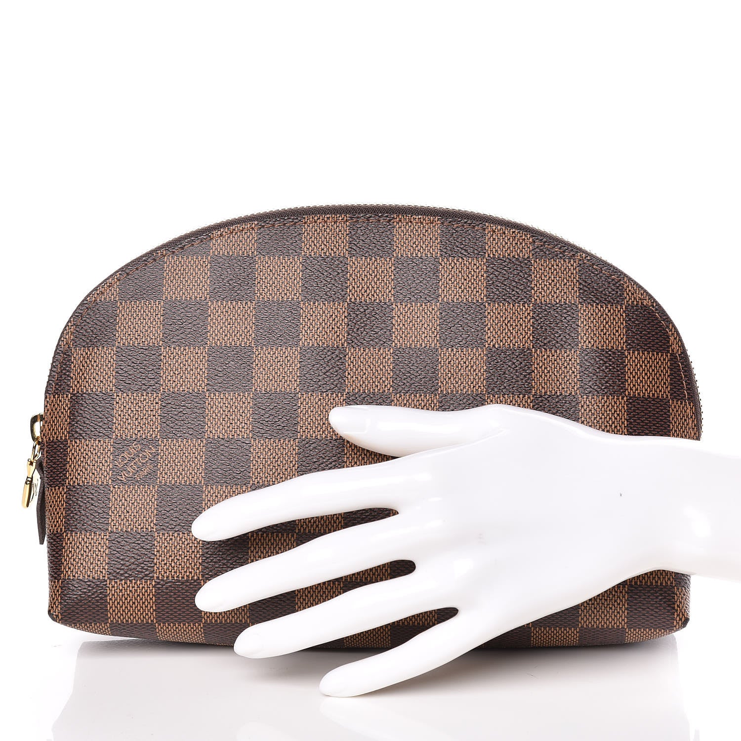 Louis Vuitton Damier Ebene Cosmetic Pouch GM 2 of 9