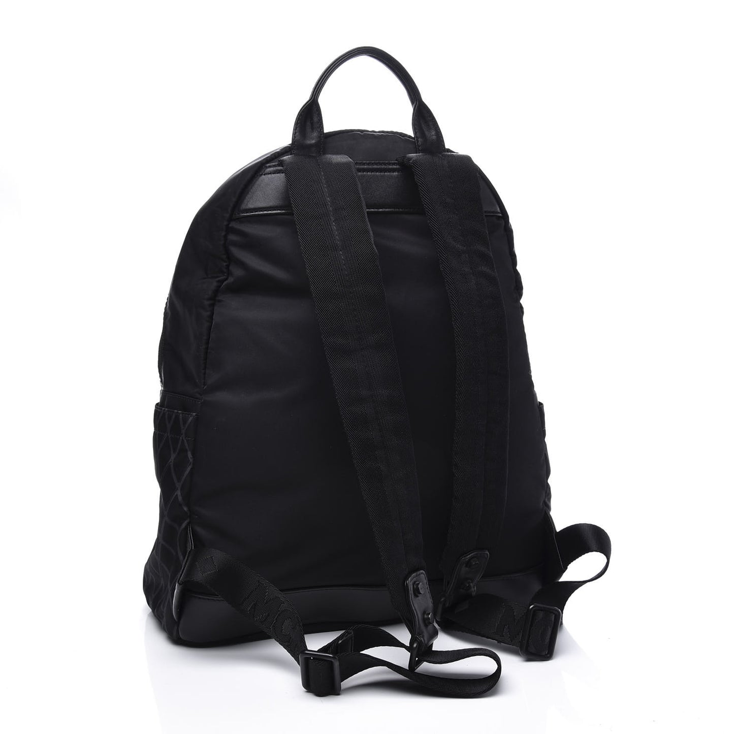 Nylon Medium Tumbler Rombi Backpack Black