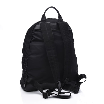 MCM Nylon Medium Tumbler Rombi Backpack Black 2 of 9