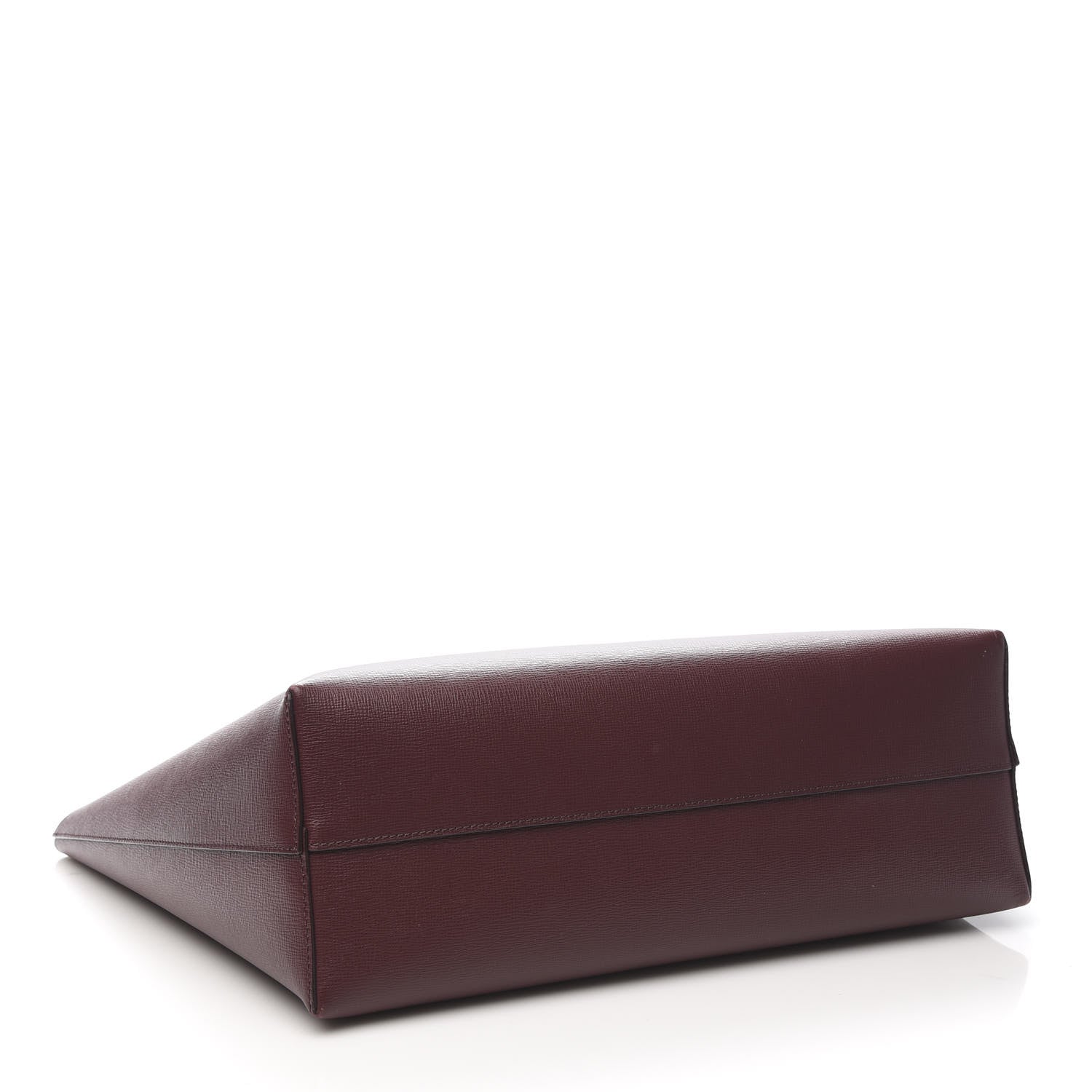 Tom Ford Grained Calfskin Small T Tote Bordeaux 4 of 9