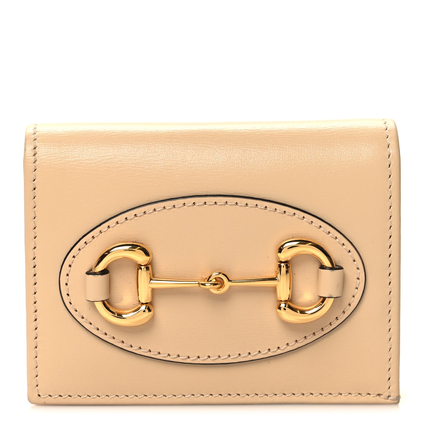 Boarded Plutone Calfskin Horsebit 1955 Card Case Wallet Bubble Tea