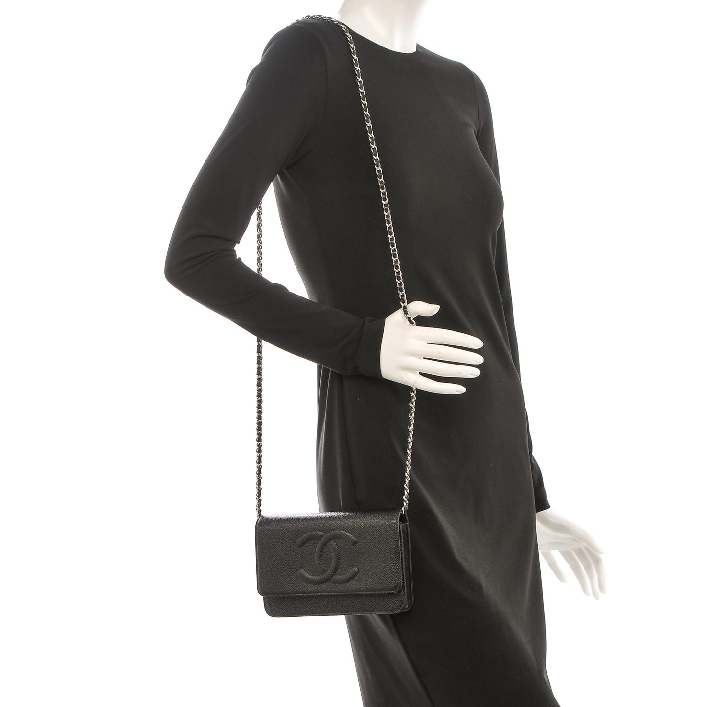 Caviar Timeless CC Wallet On Chain WOC Black