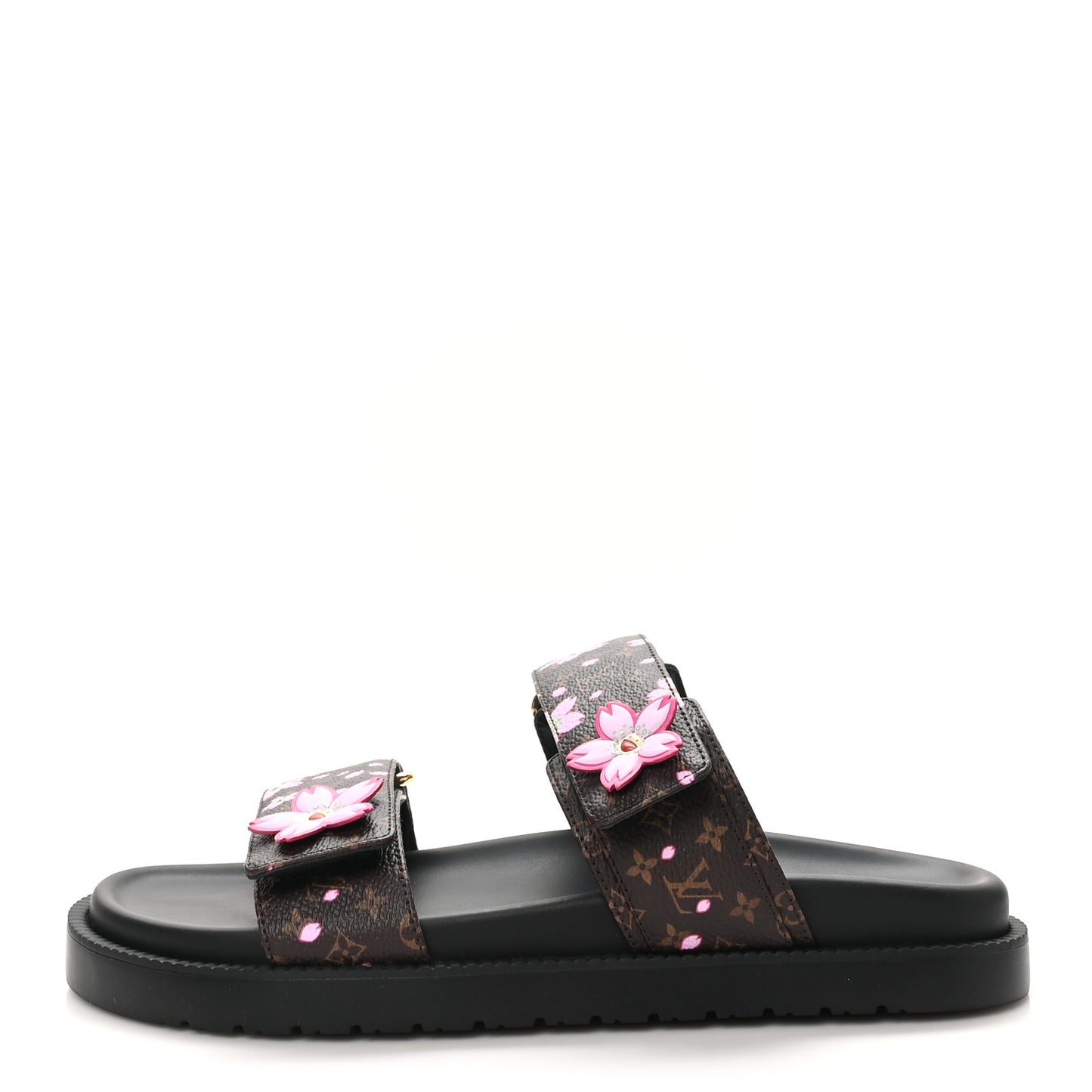 LV X TM Monogram LV Sunset Flat Comfort Mule 38 Sakura Brown