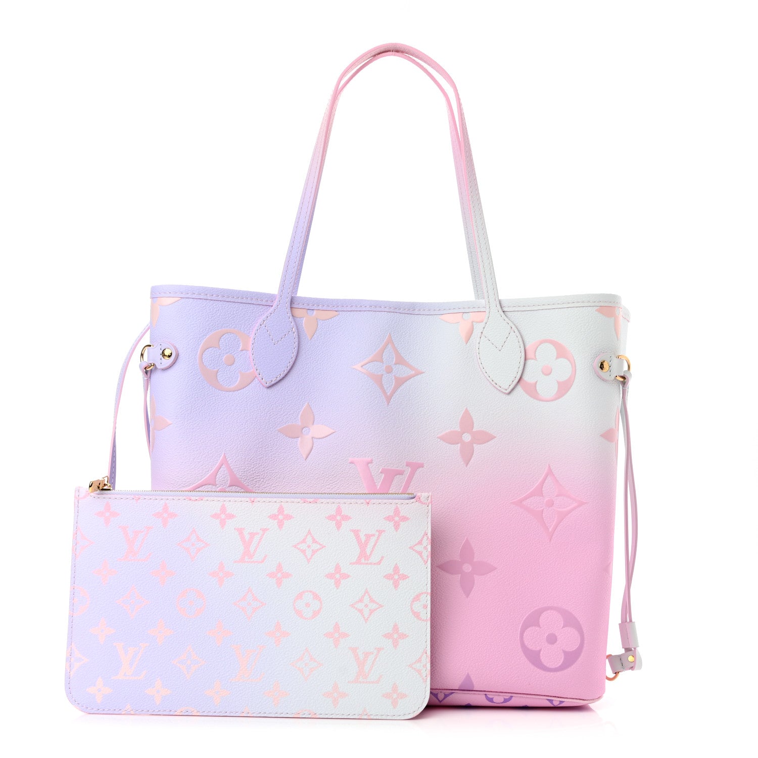 Louis Vuitton Monogram Giant Spring In The City Neverfull MM Sunrise Pastel 1 of 10